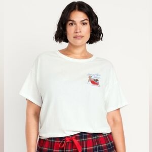 NWT Old Navy "Sleigh Girl Sleigh" Pajama Top in Women's XL Tall